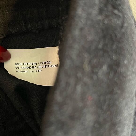 GAP Black Velvet Mid Rise Pant | SZ 4 - Picture 8 of 8